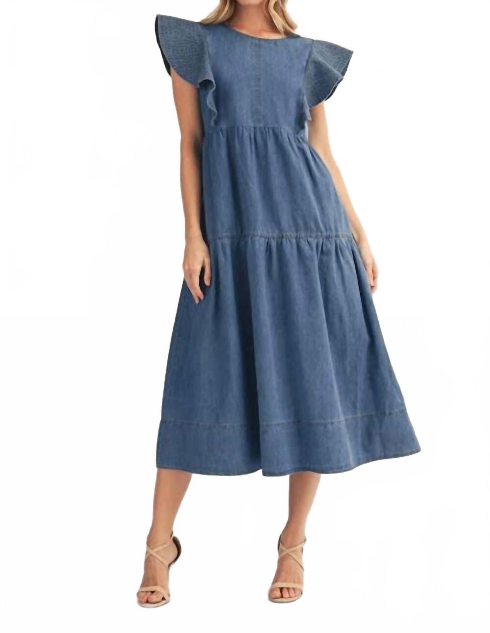 NEW JODIFL women's midland dress in blue